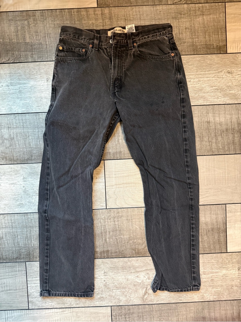 Levi’s Black Men’s Straight-Leg Jeans 32x30